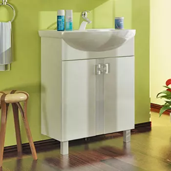 Тумба с раковиной Mixline Квадро 55