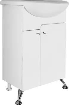 Тумба с раковиной Mixline Посейдон 55 белая