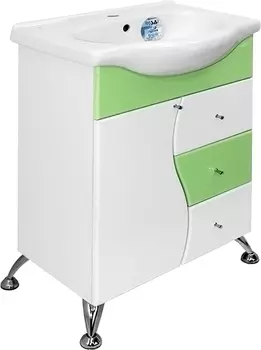 Тумба с раковиной Mixline Венеция 60 зеленая