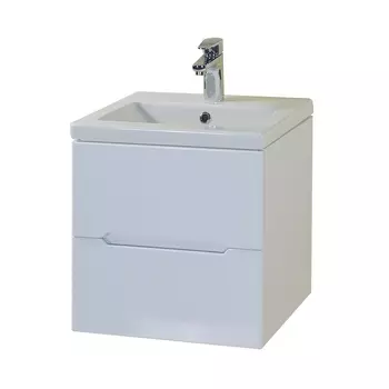 Тумба с раковиной Onika Айленд 50.13 подвесная, белая