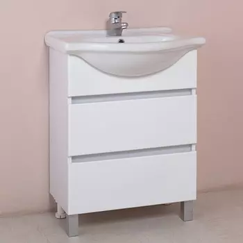 Тумба с раковиной Onika Элита 60 белая