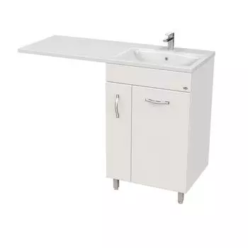 Тумба с раковиной Onika Нави 60.12, белая