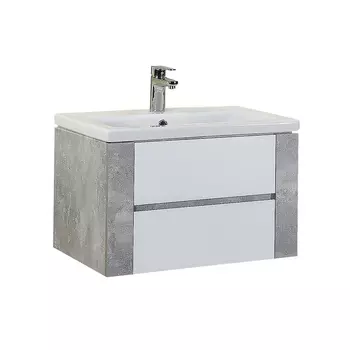 Тумба с раковиной Onika Стоун 70 ателье светлое (раковина Фостер 70)