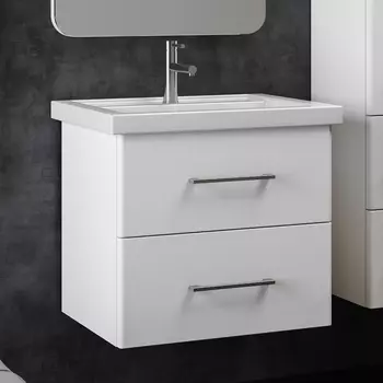 Тумба с раковиной Opadiris Арабеско 60 подвесная, белая