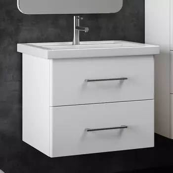 Тумба с раковиной Opadiris Арабеско 70 подвесная, белая