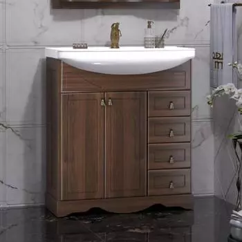 Тумба с раковиной Opadiris Клио 75, орех