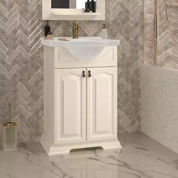 Тумба с раковиной Opadiris Риспекто 55 слоновая кость