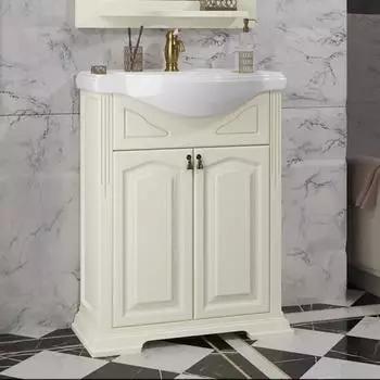 Тумба с раковиной Opadiris Риспекто 65 слоновая кость