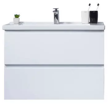 Тумба с раковиной Orans 60 белый глянец