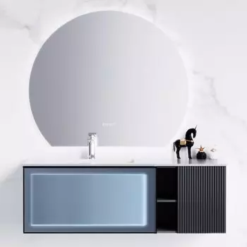 Тумба с раковиной Orans 90131200L120 синяя