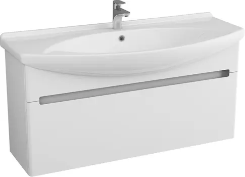 Тумба с раковиной Owl 1975 Lagerta 105 1 ящик, белая