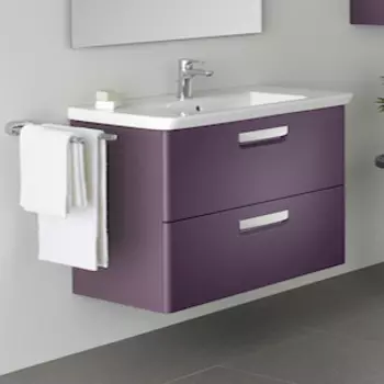 Тумба с раковиной Roca Gap 80 фиолетовая