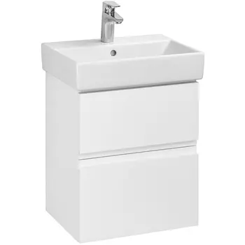 Тумба с раковиной Roca Oleta 50 белая матовая