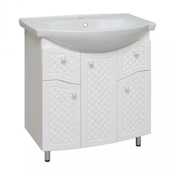 Тумба с раковиной Runo Милано 75