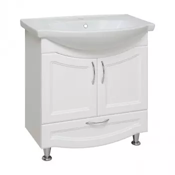 Тумба с раковиной Runo Неаполь 75 напольная