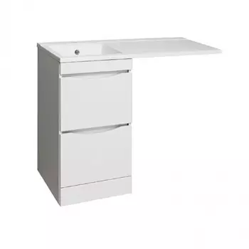 Тумба с раковиной Runo Орион 45 под стиральную машину R