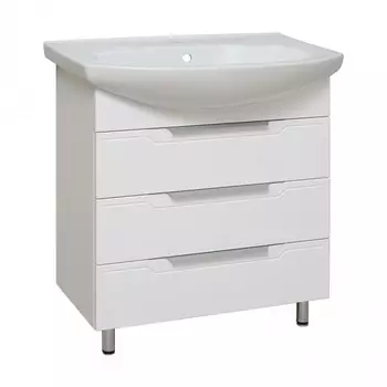 Тумба с раковиной Runo Верона 75 напольная