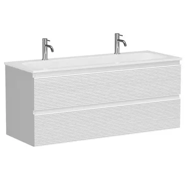 Тумба с раковиной Sancos Folk 120 подвесная, Bianco (раковина Element CN7016)