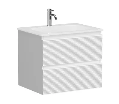 Тумба с раковиной Sancos Folk 60 подвесная, Bianco