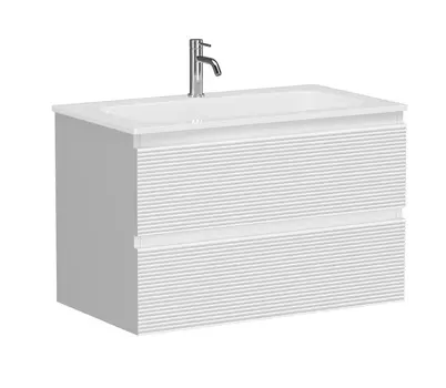 Тумба с раковиной Sancos Folk 80 подвесная, Bianco