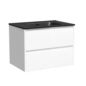 Тумба с раковиной Sancos Libra 70 подвесная, белый глянец (раковина CN7007MB)