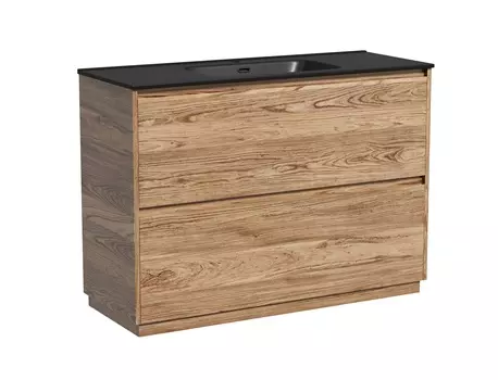 Тумба с раковиной Sancos Libra Floor 120 напольная, дуб чарльстон (раковина CN7006MB)
