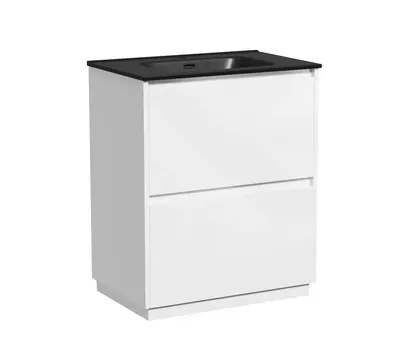 Тумба с раковиной Sancos Libra Floor 70 напольная, белый глянец (раковина CN7007MB)