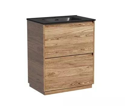 Тумба с раковиной Sancos Libra Floor 70 напольная, дуб чарльстон (раковина CN7007MB)