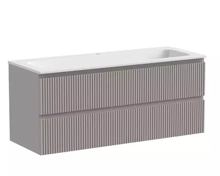 Тумба с раковиной Sancos Snob R 120 SNR120SM 2 ящика, Doha Soft