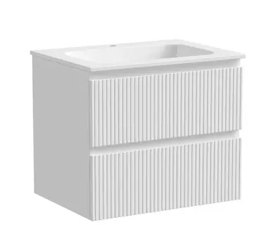 Тумба с раковиной Sancos Snob T 60 SNT60W 2 ящика, Bianco