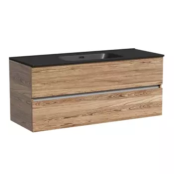 Тумба с раковиной Sancos Urban 120-1 подвесная, дуб чарльстон (раковина СN7006MB)