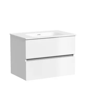 Тумба с раковиной Sancos Urban 70 подвесная, белый глянец (раковина CN7007)