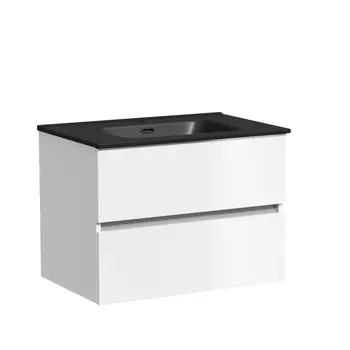 Тумба с раковиной Sancos Urban 70 подвесная, белый глянец (раковина CN7007MB)