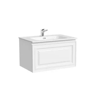 Тумба с раковиной Sancos Very 70 подвесная, 1 ящик, Bianco (раковина CN7007)