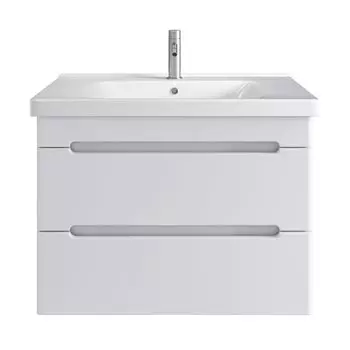 Тумба с раковиной SanStar Адель 80 подвесная (раковина Гармония 80)