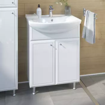 Тумба с раковиной Sanstar Афина 60 белая