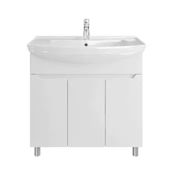 Тумба с раковиной SanStar Bianca 85 напольная