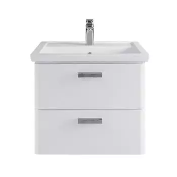 Тумба с раковиной SanStar Gretta 60 подвесная, белая