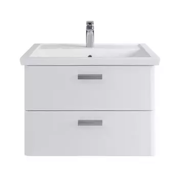 Тумба с раковиной SanStar Gretta 70 подвесная, белая