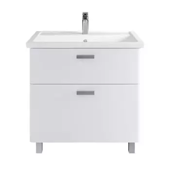 Тумба с раковиной SanStar Gretta 80 напольная (раковина Фостер 80)