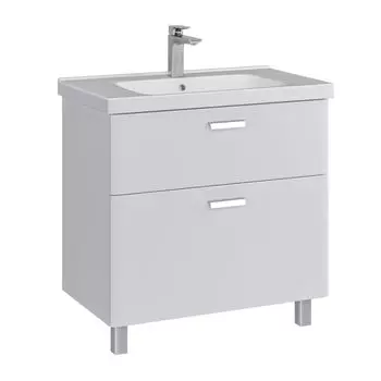 Тумба с раковиной SanStar Gretta 80 напольная (раковина Гармония 80)