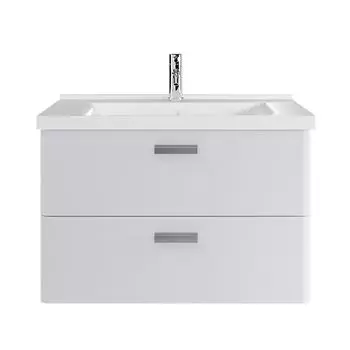 Тумба с раковиной SanStar Gretta 80 подвесная (раковина Миранда 80)