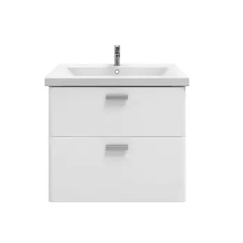 Тумба с раковиной SanStar Gretta 80 подвесная, белый (раковина Como 80)