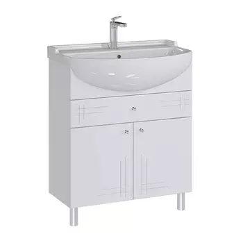Тумба с раковиной SanStar Июнь 70 с раковиной Балтика
