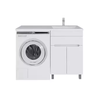 Тумба с раковиной SanStar Эллада 60 напольная (раковина Даллас 120 правая)