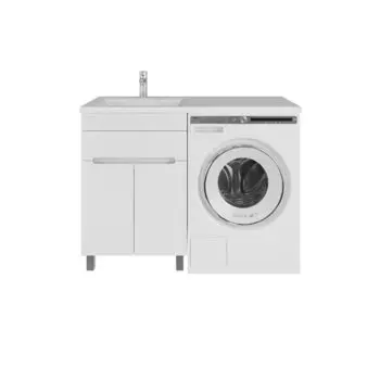 Тумба с раковиной SanStar Эллада 60 напольная (раковина Даллас 120 левая)