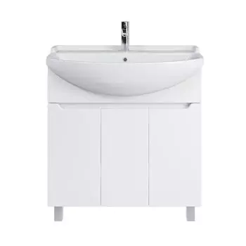 Тумба с раковиной SanStar Лайн 70 напольная (раковина Амур 70)