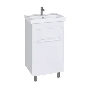 Тумба с раковиной SanStar Модена 50 напольная (раковина Енисей 50)