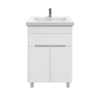 Тумба с раковиной SanStar Модена 70 напольная, белая (раковина Como 70)