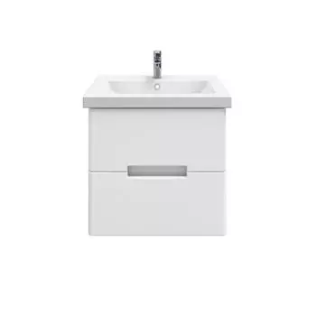 Тумба с раковиной SanStar Ориана 60 подвесная, белая (раковина Como 60)